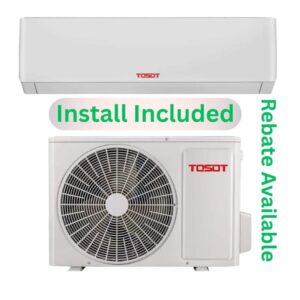 Tosot Single Zone Ductless Mini Split Heat Pump System