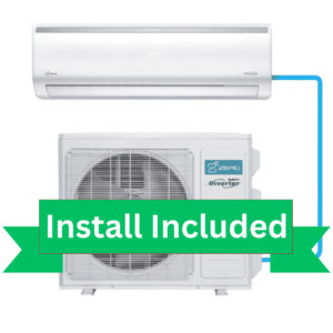 Zero 9,000 BTU Premium Ductless Heat Pump System